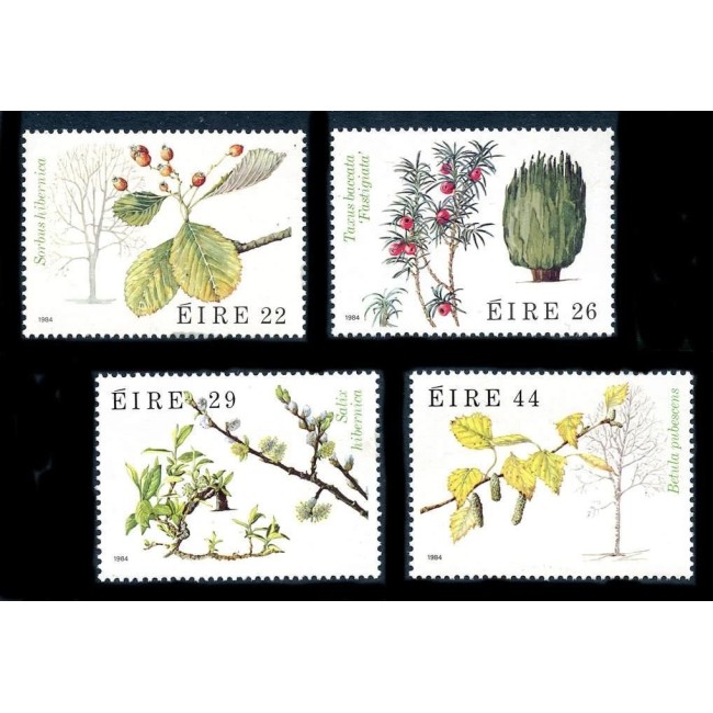 Irlanda 1984 - Flora, flori, copaci, serie neuzata