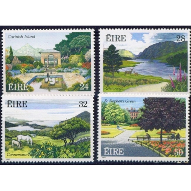 Irlanda 1989 - Parcuri si grădini, serie neuzata