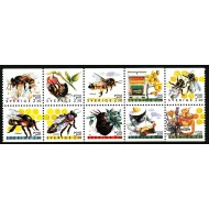 Suedia 1990 - Albine, apicultura, serie neuzata, din carnet