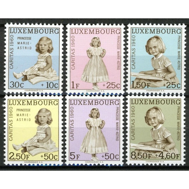 Luxemburg 1960 - Caritas, Prințesa Marie-Astrid, serie neuzata
