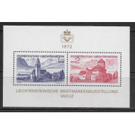 Liechtenstein 1972 - Expo Vaduz, cetăți, colita neuzata