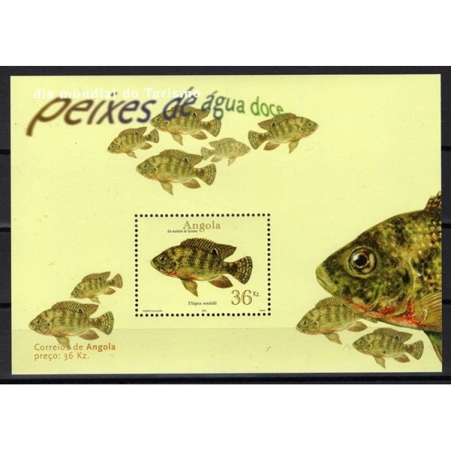 Angola 2001 - Pești, fauna, colita neuzata
