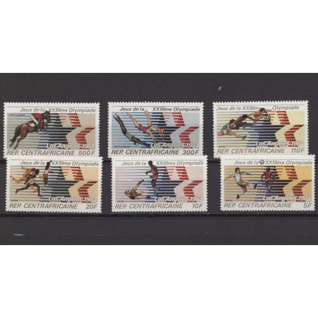 Centrafricaine Republic 1984 - Jocurile Olimpice, sport, serie neuzata
