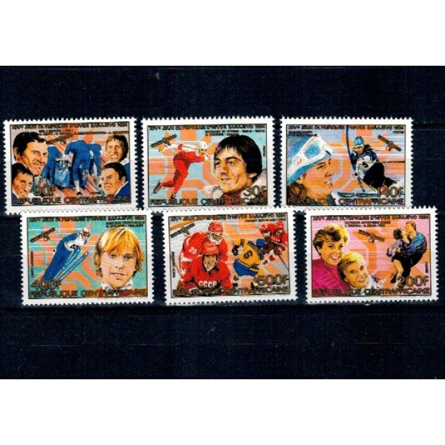 Centrafricaine Republic 1984 - Jocurile Olimpice, medaliati, serie neuzata