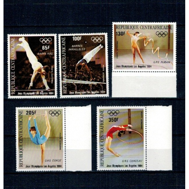 Centrafricaine Republic 1984 - Jocurile Olimpice, sport, serie neuzata