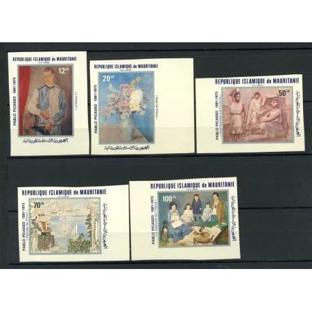 Mauritania 1981 - Picasso, picturi, arta, serie nedantelata neuzata Mauritania 1981 - Picasso, picturi, arta, serie nedantelata neuzata