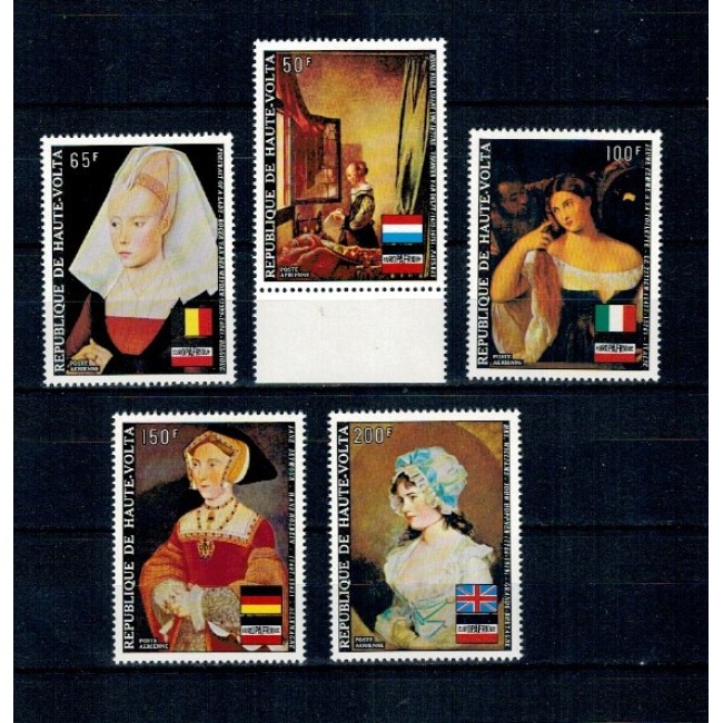 Haute Volta 1973 - Picturi, arta, serie neuzata