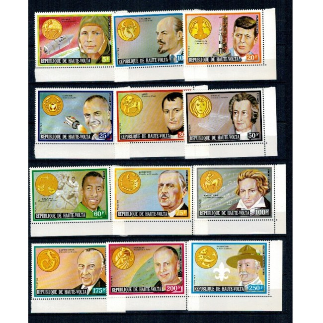 Haute Volta 1973 - Personalități, zodiac, serie neuzata