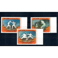 Yemen Sud 1984 - Jocurile Olimpice, sport, serie neuzata