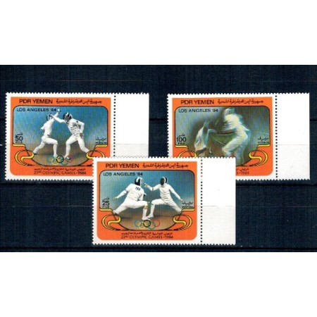 Yemen Sud 1984 - Jocurile Olimpice, sport, serie neuzata Yemen Sud 1984 - Jocurile Olimpice, sport, serie neuzata