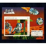 Yemen 1969 - Apollo 12, cosmonautica, colita nedantelata neuzata