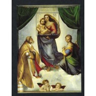 Germania 2012 - Madonna Sixtina, Raphael, pictura, arta, colita neuzata