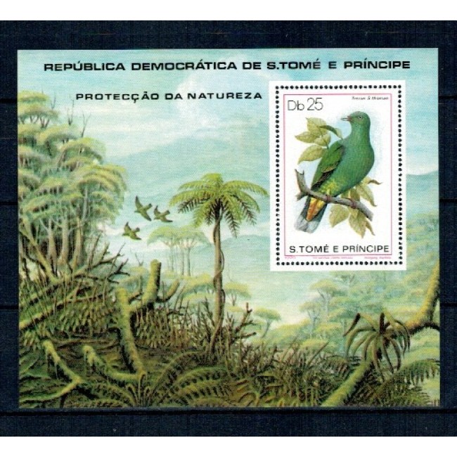 Sao Tome 1979 - Păsări, colita neuzata