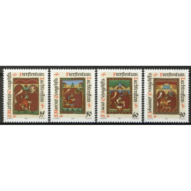 Liechtenstein 1987 - Crăciun, serie neuzata