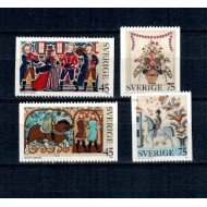 Suedia 1973 - Crăciun, serie neuzata