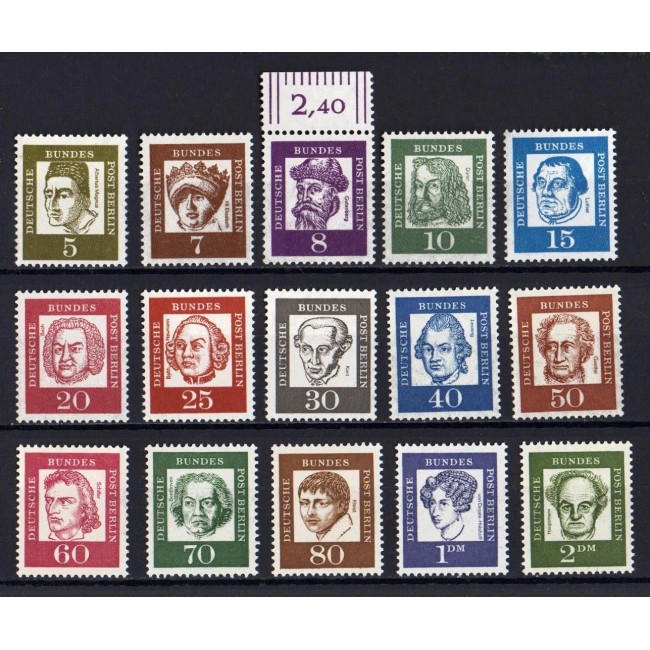 Berlin 1961 - Uzuale, personalități, serie neuzata