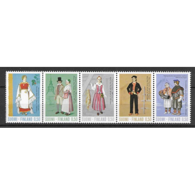 Finlanda 1972 - Costume tradiționale, serie neuzata