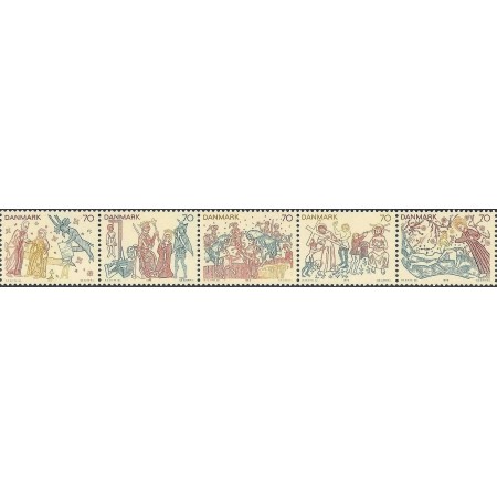 Danemarca 1973 - Arta, picturi, serie neuzata