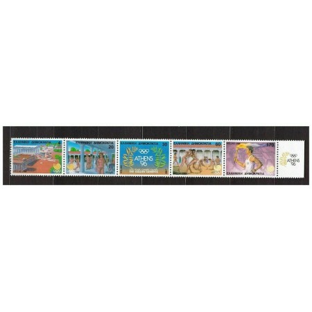 Grecia 1988 - Jocurile Olimpice, sport, serie neuzata in carnet Grecia 1988 - Jocurile Olimpice, sport, serie neuzata in carnet