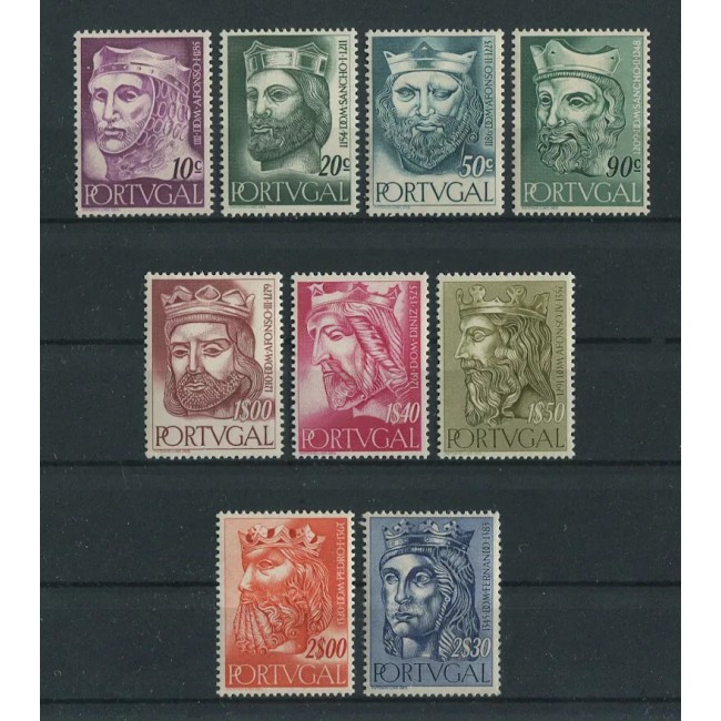 Portugalia 1955 - Regi din prima dinastie, personalități, serie neuzata