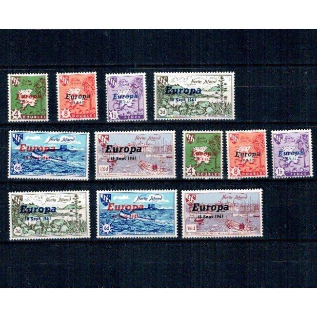 Herm Island (Marea Britanie) 1961 - Europa, serie neuzata