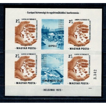 Ungaria 1973 - Conferința pentru securitate, colita nedantelata neuzata Ungaria 1973 - Conferința pentru securitate, colita nedantelata neuzata