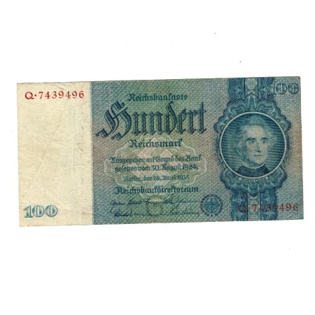 Germania 1935 - 100 reichsmark, circulata