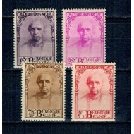 Belgia 1932 - Cardinalul Mercier, serie incompleta, nestampilata cu sarniere