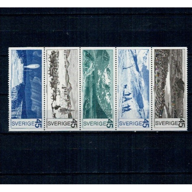 Suedia 1970 - Turism, cercul arctic, serie neuzata