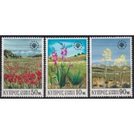 Cipru 1970 - Conservarea naturii, flori, serie neuzata