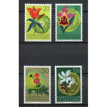 Liechtenstein 1970 - Flori, flora, serie neuzata Liechtenstein 1970 - Flori, flora, serie neuzata