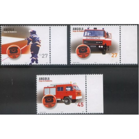 Angola 2004 - Mașini de pompieri, serie neuzata
