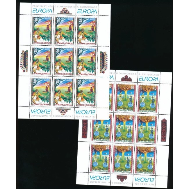 Macedonia 1997 - Europa, mituri si legende, serie minicoli neuzate