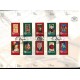 Austria 1996 - Mileniul Austriei, aniversare, folder cu minicoala neuzata, minicoala black print si serie cu stampile prima zi