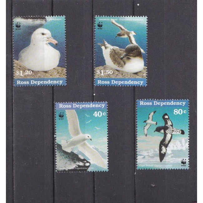 Ross Dependency 1997 - Fauna WWF, păsări, serie neuzata