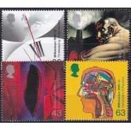 Marea Britanie 1999 - Millennium (I), invenții si inventatori, serie neuzata