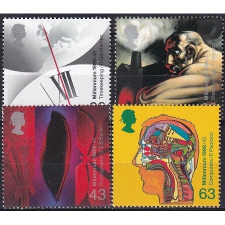 Marea Britanie 1999 - Millennium (I), invenții si inventatori, serie neuzata Marea Britanie 1999 - Millennium (I), invenții si inventatori, serie neuzata