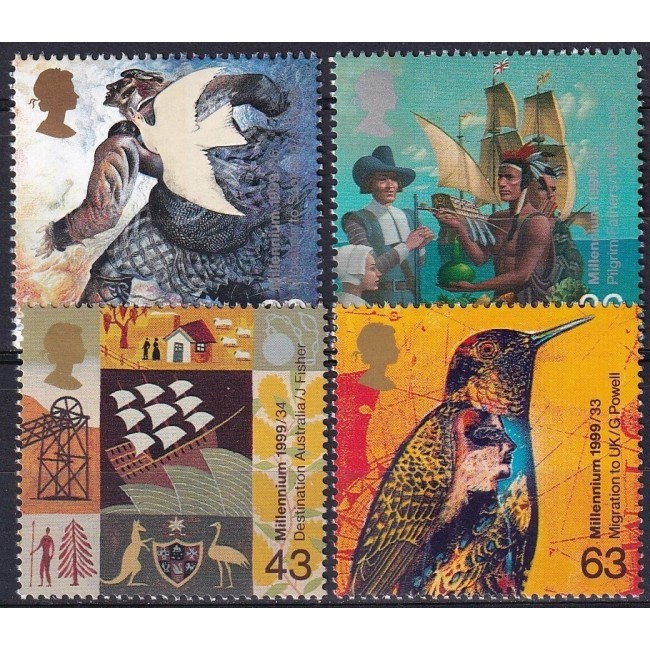 Marea Britanie 1999 - Millennium (IV), serie neuzata