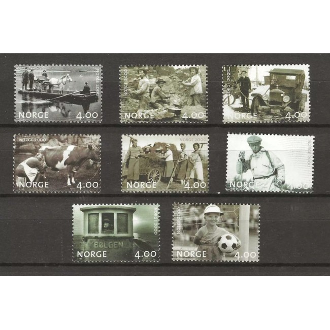 Norvegia 1999 - Millennium, imagini din viata de zi cu zi, serie neuzata Norvegia 1999 - Millennium, imagini din viata de zi cu zi, serie neuzata