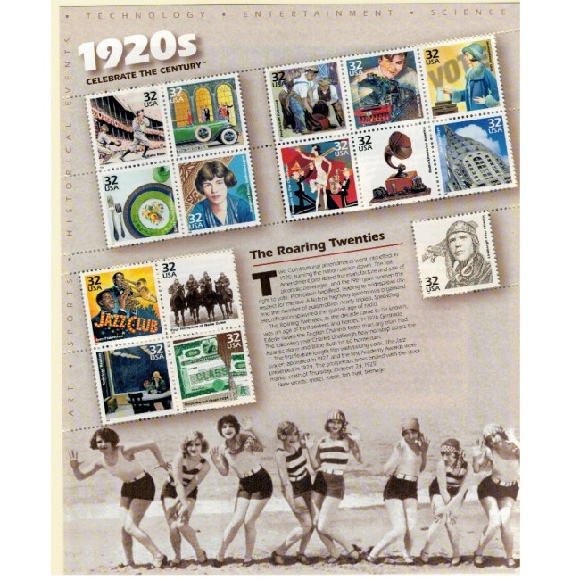 SUA 1998-1999 - Millenium, evenimente, personalitati, set 6 minicoli neuzate