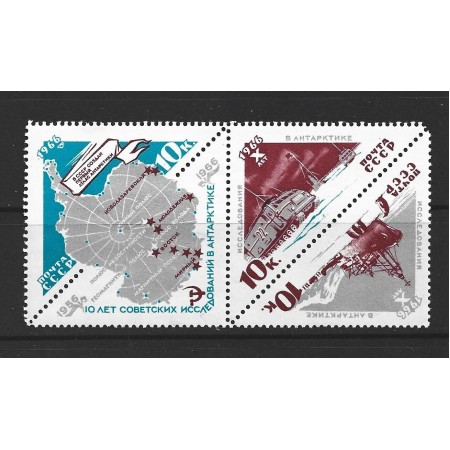 URSS 1966 - Antarctica, serie neuzata URSS 1966 - Antarctica, serie neuzata