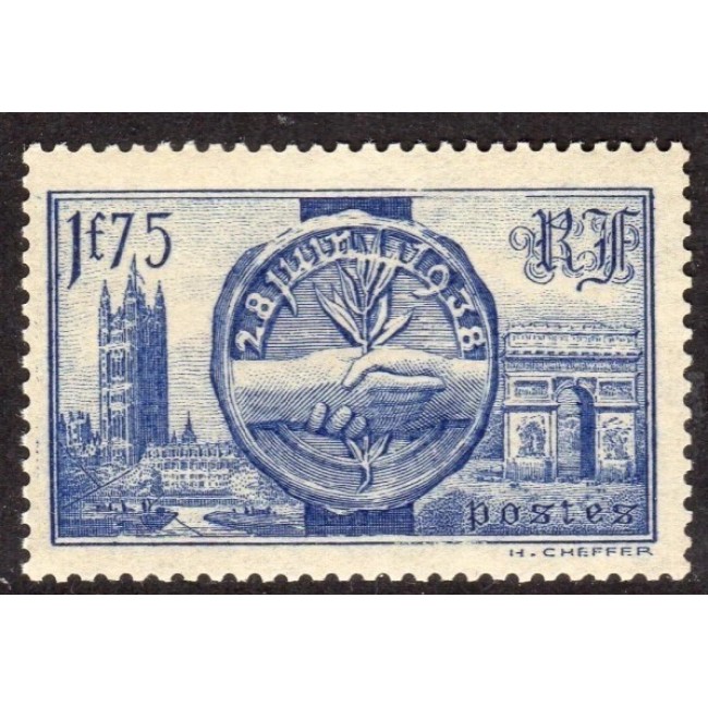 Franta 1938 - Vizita Regelui George VI, neuzat