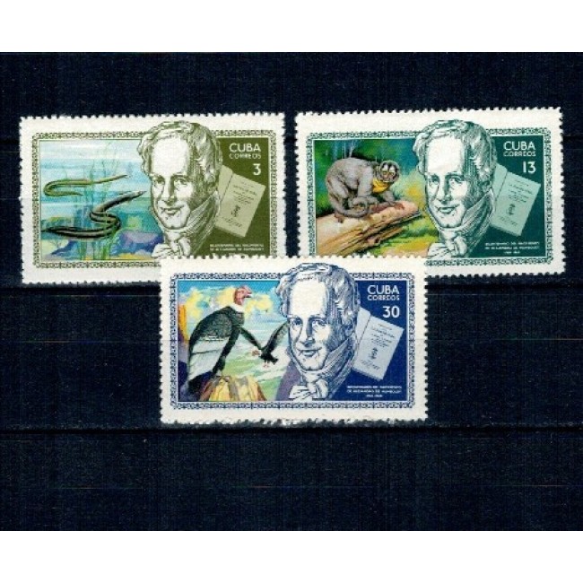 Cuba 1969 - Alexander von Humboldt, fauna, serie neuzata