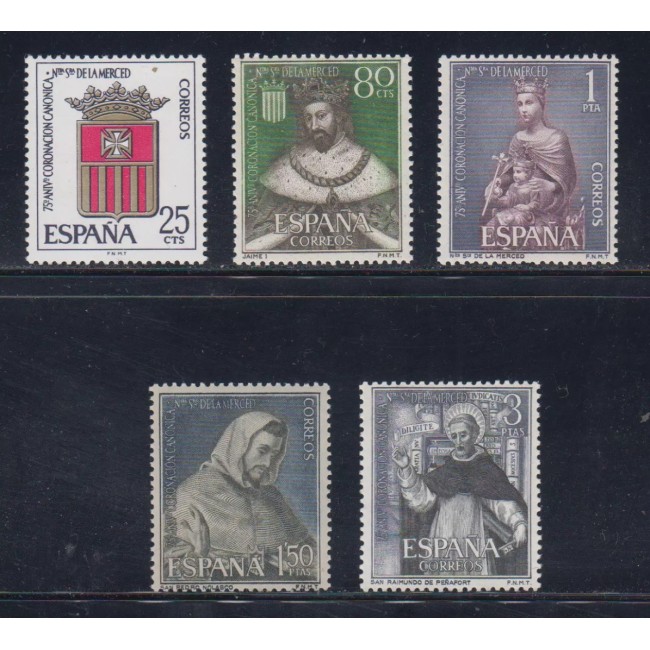 Spania 1963 - Lady of Mercy of Marcelona, religie, serie neuzata
