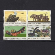 SUA 1970 - Muzeul de Istoria Naturii, fauna, serie neuzata