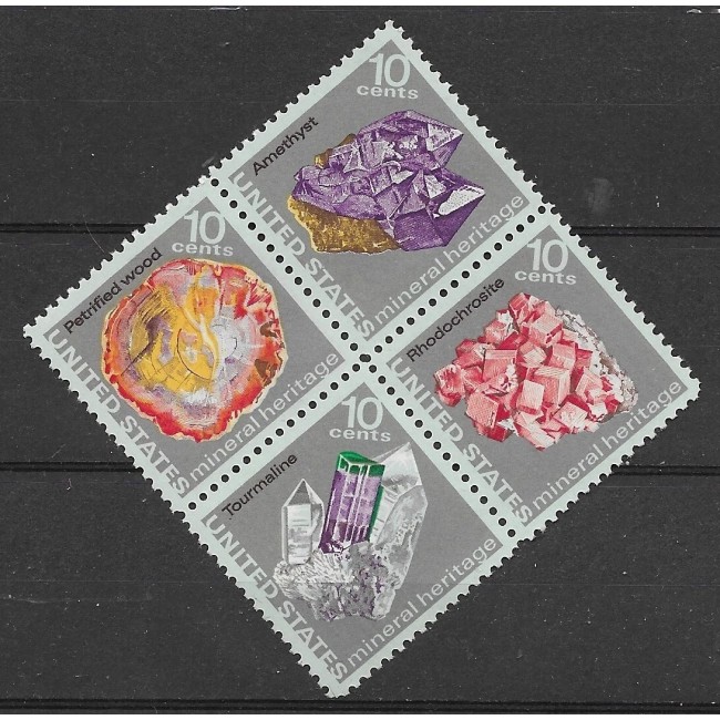 SUA 1974 - Minerale, serie neuzata