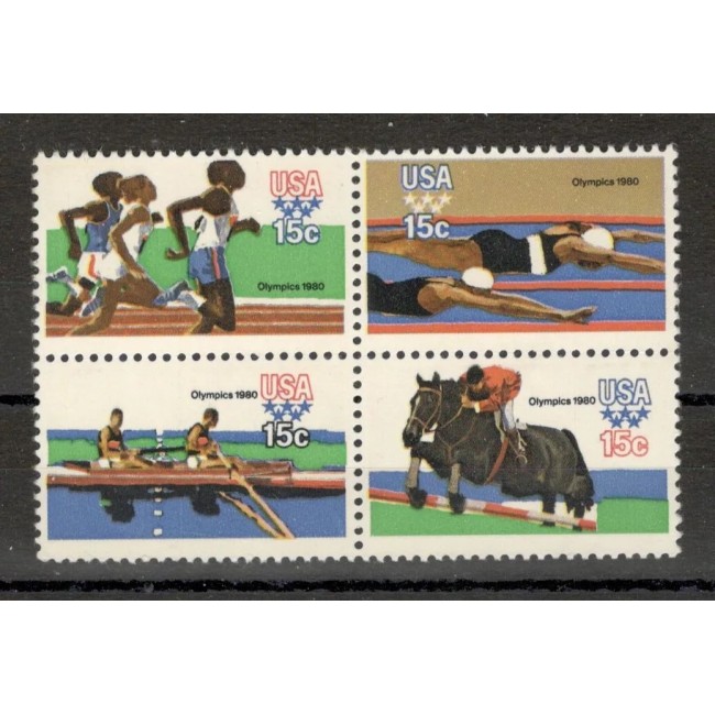 SUA 1979 - Jocurile Olimpice, sport, serie neuzata