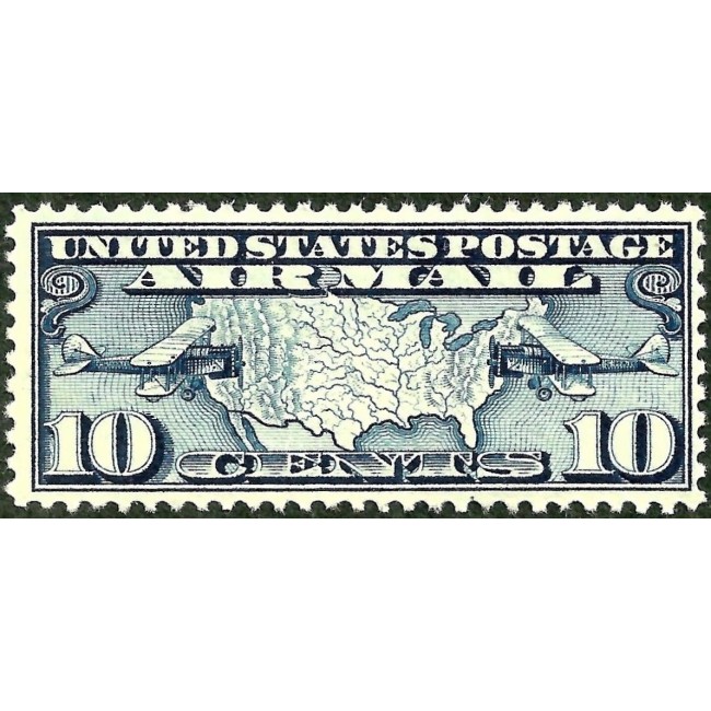SUA 1926 - Posta Aeriana, 10c, neuzat