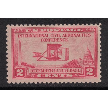 SUA 1928 - Conferinta de Aeronautica Civila, avion, 2c, neuzat SUA 1928 - Conferinta de Aeronautica Civila, avion, 2c, neuzat