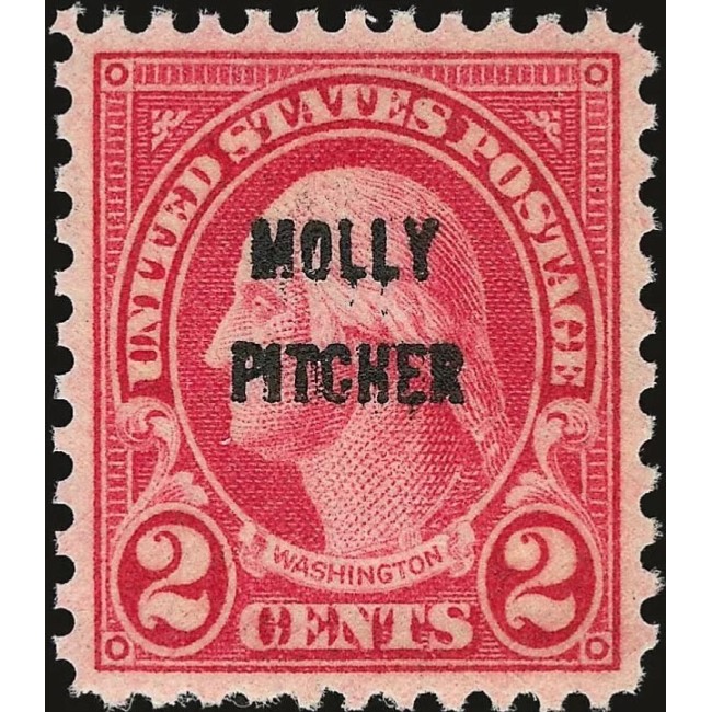 SUA 1928 - Supratipar Molly Pitcher pe Washington, neuzat